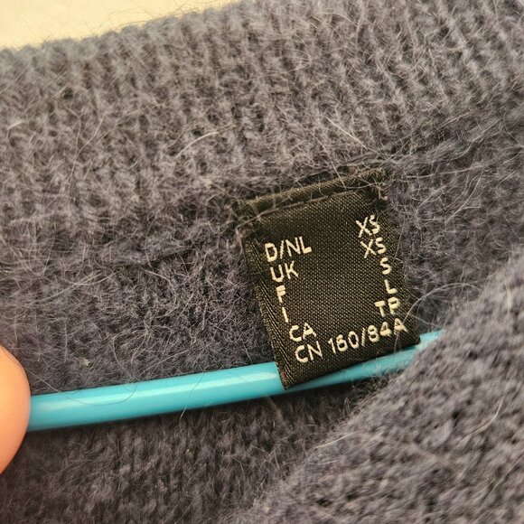 Long sleeved navy blue winter dress - Picture 6 of 6